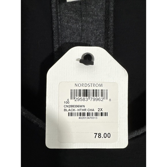 Caslon Black Tank Maxi Dress With Drawstring 2X - Picture 2 of 9